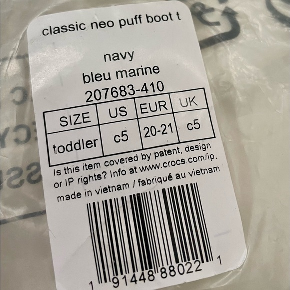 Crocs neo puff boot for baby - Picture 4 of 4